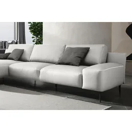 Designwerk Eckcouch Leder 3-Sitzer Weiß
