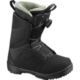 SALOMON Damen Snowboardstiefel PEARL BOA, Black/Black/Tropical Peach, 24,5