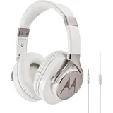 Motorola Pulse Max - Wired Over-Ear Stereo Kopfhörer, Weiß