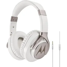 Motorola Pulse Max - Wired Over-Ear Stereo Kopfhörer, Weiß