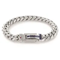 Tommy Hilfiger Herren Armband Edelstahl Silber 2790433 Größe 99