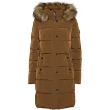 Fransa Wintermantel FRANSA "Wintermantel FRBabac", Damen, Gr. XS, braun (gold braun), Obermaterial: 100% Nylon NY., casual, kniefrei, Mäntel