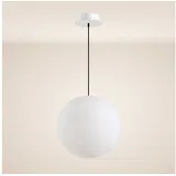 s.luce Hänge-Kugellampe Kunststoff Ø 50 cm 1 Stück weiß
