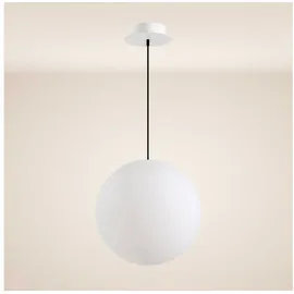 s.luce Hänge-Kugellampe Kunststoff Ø 50 cm 1 Stück weiß
