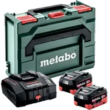 Metabo Basis-Set LiHD 18 V 2 x 8,0 Ah + Schnellladegerät + metaBox 685303000