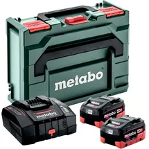 Metabo Basis-Set LiHD 18 V 2 x 8,0 Ah + Schnellladegerät + metaBox 685303000