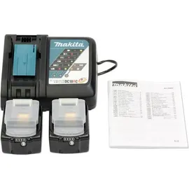 Makita Power Source Kit 18 V Li-Ion 2 x 5,0 Ah + DC18RC Ladegerät