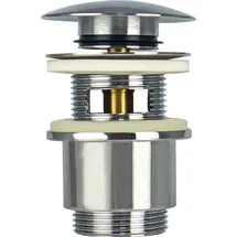 Primaster Ablaufgarnitur Pop-Up 1 1/4 rund verchromt