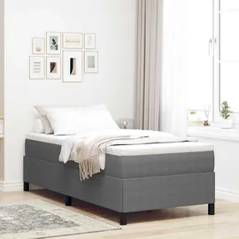 vidaXL Boxspringbett 100 x 200 cm Hellgrau