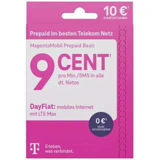 Telekom Magenta Mobil BASIC Prepaid-Karte ohne Vertragsbindung