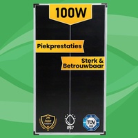 4 x100W Monokristallines PV Solarmodul für Camper, Wohnwagen & Wohnmobile