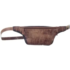 GREENLAND Nature Mascu & Line Belt Bag Brown