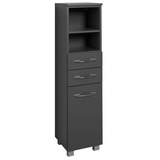 Held »Portofino«, Midischrank 30 x 117 x 35 cm - grau