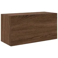 VidaXL Bad-Wandschrank Braun Eichen-Optik 60x25x30 cm Holzwerkstoff