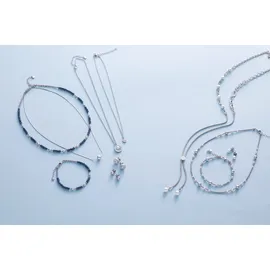 LEONARDO Anjana Armband Edelstahl blau/grau/weiß 21,5 cm