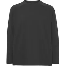 !Solid Langarmshirt SOLID "Langarmshirt SDEyado", Herren, Gr. L, schwarz (true schwarz), Obermaterial: 100% Baumwolle CO., Shirts Langarmshirt
