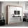 abiks möbel Schwebetürenschrank MONACO 200 x 200 x 62 cm Weiß