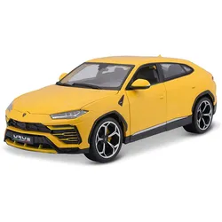 Bburago 18-11042Y - Modellauto - Lamborghini Urus (gelb, Maßstab 1:18)