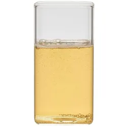 Quadratische 12er Set Glas Japanische Gläser 350ml