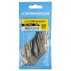 Cresta Hollow Elastic Grey 2mm