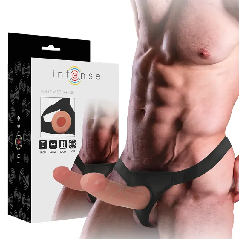 Intense  Hohlgeschirr mit Dildo 16 x 3 cm