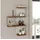 woody fashion Wandregal 96 x 19 x 64 cm Weiß