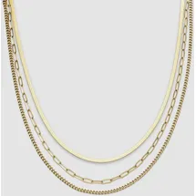 s.Oliver Kette gold Edelstahl