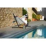 La Siesta Hängemattengestell, Schwarz, Metall, 90x95-115x270-310 cm, Gartenmöbel, Hängematten