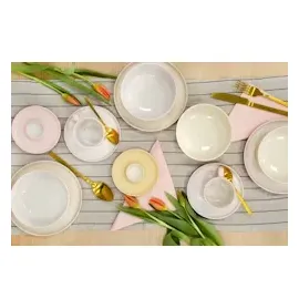 Ritzenhoff & Breker Jasper Kaffeeservice 12-tlg. grau/rosa
