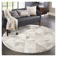 Carpet City Teppich Wohnzimmer - Creme - 160 cm