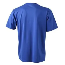 Komfort T-Shirt Rundhals JN002, dunkel-königs-blau, Größe XXL - blau - 2XL