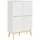 MID.YOU Highboard 100 x 149 x 40 cm Weiß