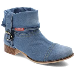 Jeans Stiefeletten Artiker Bequeme Damenschuhe, 37