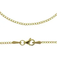 FIRETTI Panzerkette »Schmuck Geschenk Gold 333 oder 585 Collierkette in mehreren Breiten«, Made in Germany, 64597563-45 gelbgoldfarben