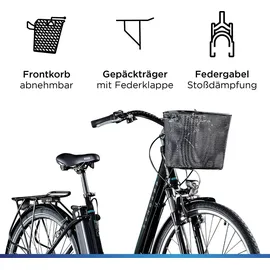 Zündapp Z510 2021 28 Zoll RH 48 cm schwarz/türkis