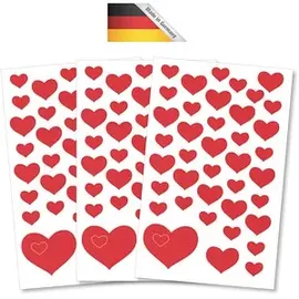 Avery Zweckform Sticker Herzen 117 Aufkleber