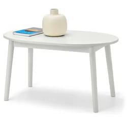 Tchibo - Couchtisch - 90x50x48cm - weiß - Holz / Buchenholz