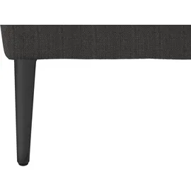 W.Schillig Eckcouch Leder 3-Sitzer Grau