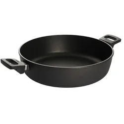 WOLL Guss-Kasserolle Ø 32 cm Nowo Titanium , schwarz , Aluminium-Guss , Maße (cm): H: 8  Ø: 32