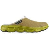 Salomon Reelax Slide 6.0 Sandalen - Southern Moss / Vanilla Ice / Sulphur S - EU 43 1/3