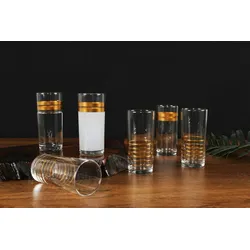 Hermia Concept, Fulbright- TMA4746, Gold, Wasser- und Saftgläser/ Cocktailgläser, 100% Glas
