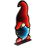 FHS International LED Weihnachtswichtel mit Infinity Effekt, 163 LED, 32x7x60cm