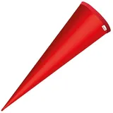 ROTH Schultüte 70cm rund Basteltüte rot