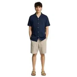 Selected Herren Chino Shorts SLHREGULAR-KARL SEERSUCKER SHORTS Regular Fit Regular Fit 16092367 Beige XXL