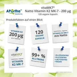 APOrtha Natto Vitamin K2 Tabletten 120 St.
