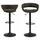 Actona Barhocker Grace 54 x 83-104 x 49 cm Grau