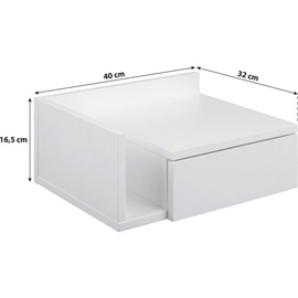 Actona »Ashlan Nachttisch 1 Schubladen, 40x16.5x32 cm Reach, Schlafzimmer, Nachttische