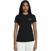 Puma Ess Script Kurzarm-T-Shirt Black XS
