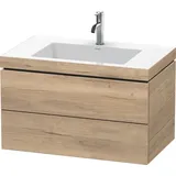 Duravit Möbelset c-shaped Set wandhängend wandhängend „L-Cube“ 80 × 50 × 48 cm