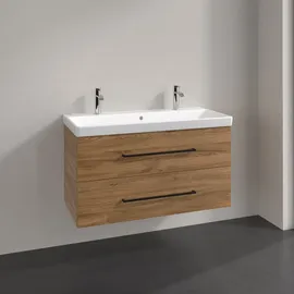 Villeroy & Boch Waschtischunterschrank 2 Auszüge 97,6 x 51,4 cm Kansas Oak
